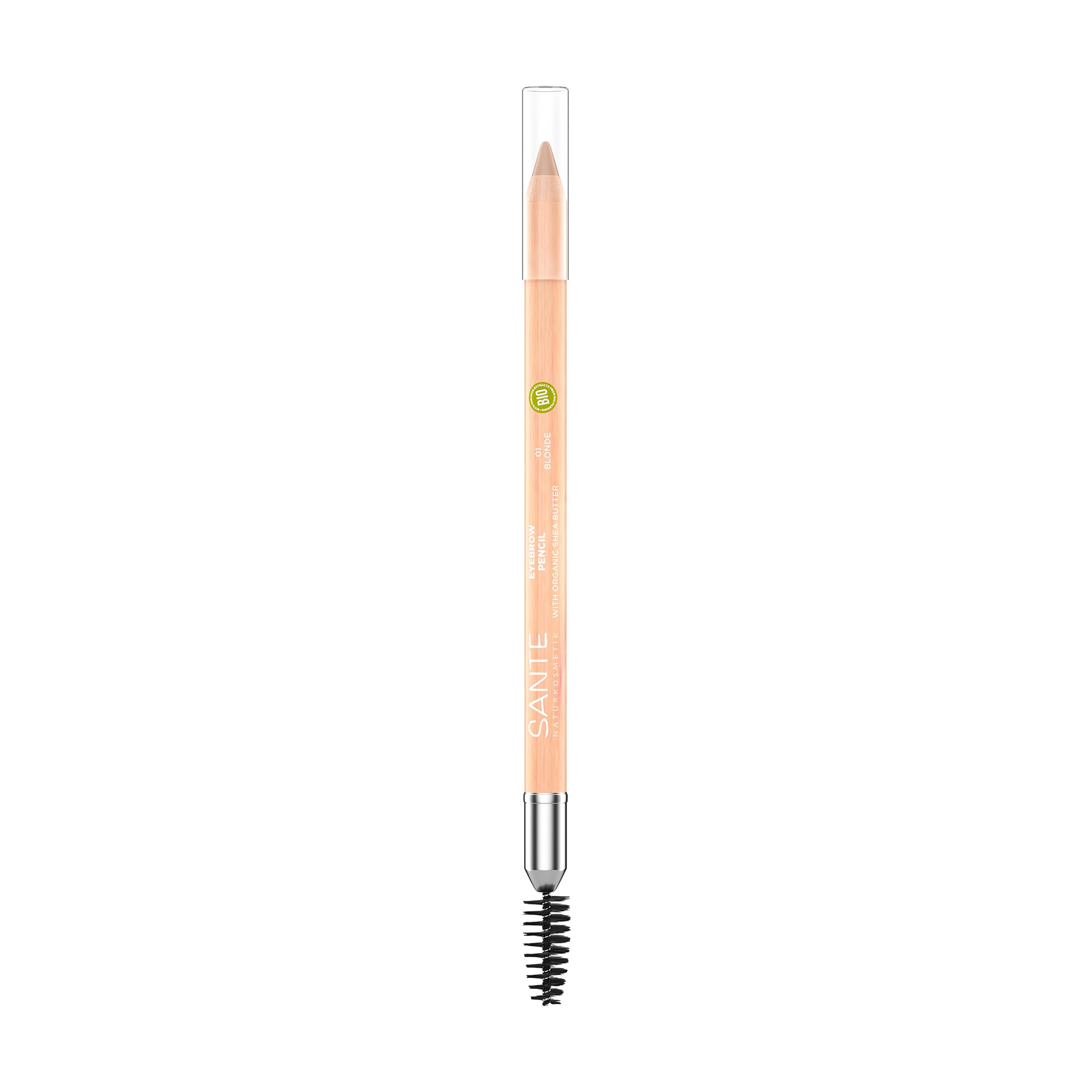 Біоолівець для брів Sante Eyebrow Pencil зі щіточкою, 01 Blonde, 1.08 г
